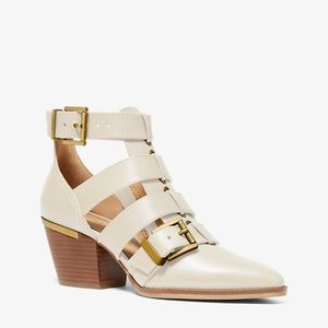 Michael Kors Griffin Leather Cutout Bootie